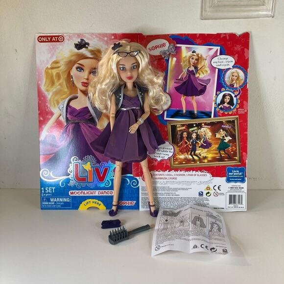 Spin Master 12" LIV Doll Moonlight Dance Sophie (2010) Articulated Complete EUC - Picture 1 of 6
